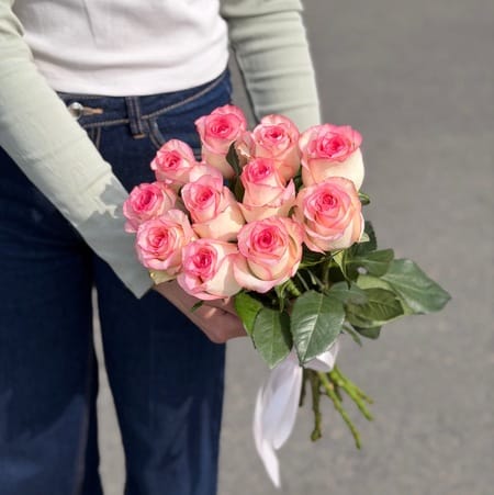 Букет роз "Инь-Янь"