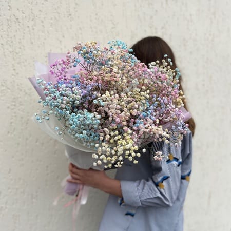  Трендовые букеты из гипсофилы в kvetkashop!