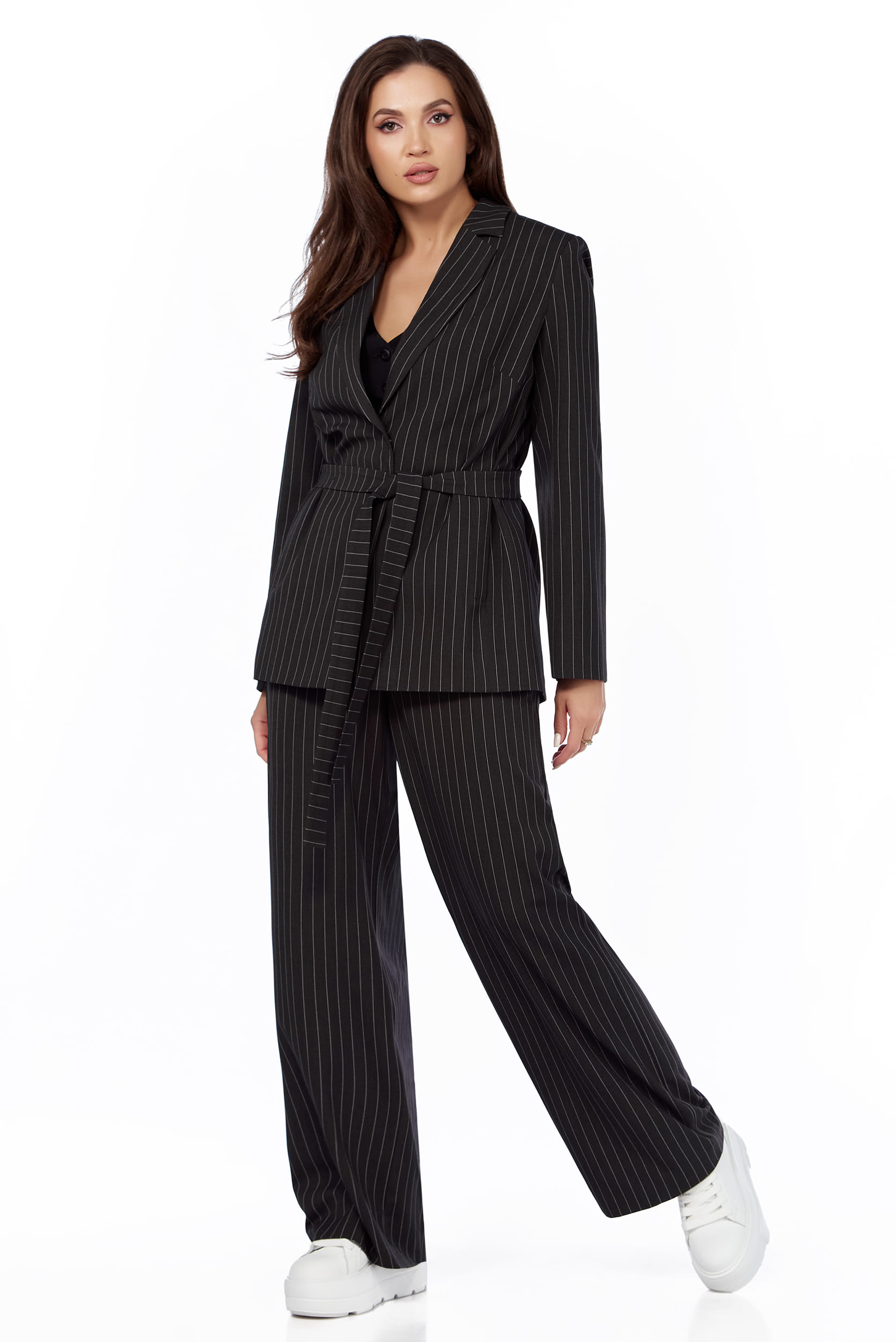 Костюм двойка LaKona 11635 графит в полоску