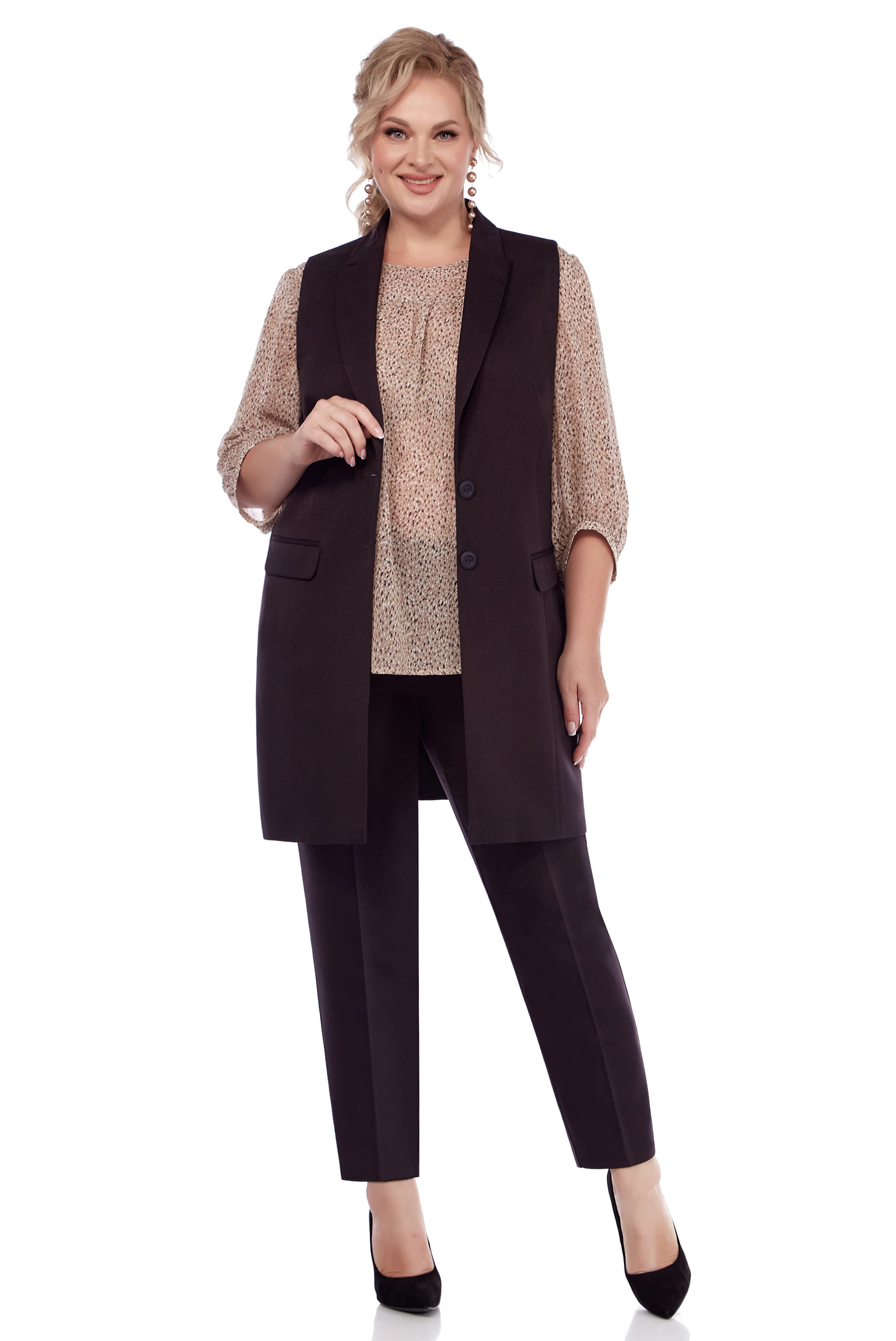 Костюм двойка LaKona 11636 шоколадный