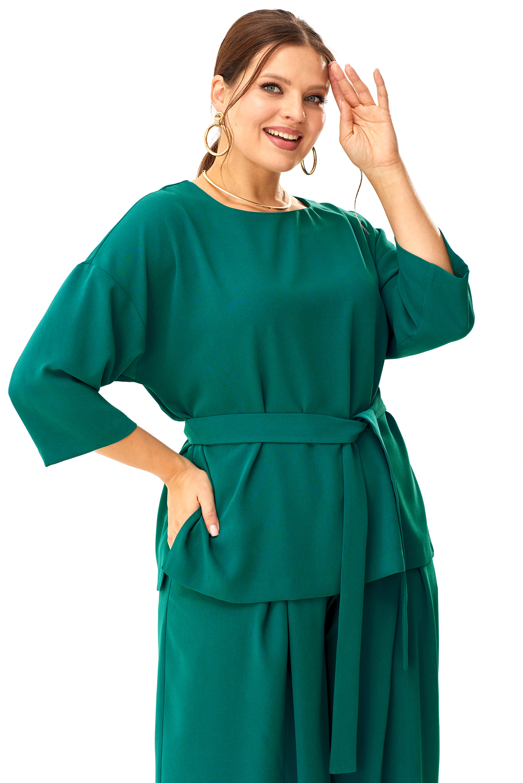 Костюм двойка LaKona 11551 изумруд