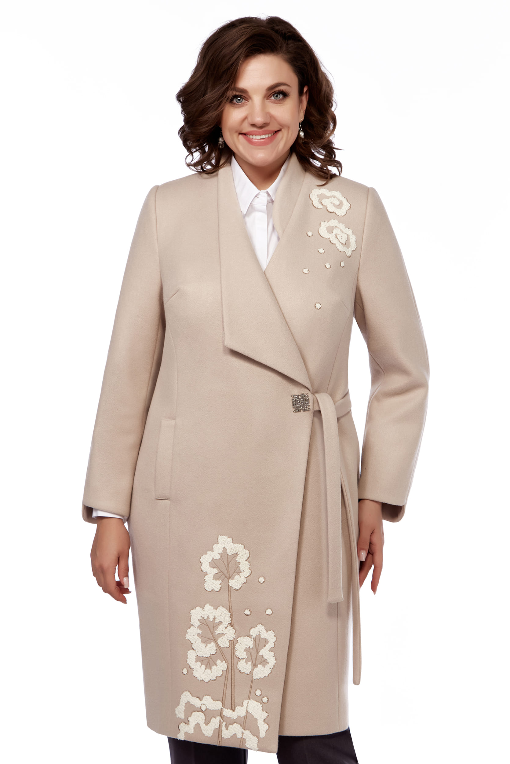 Пальто LaKona 11680 бежевый