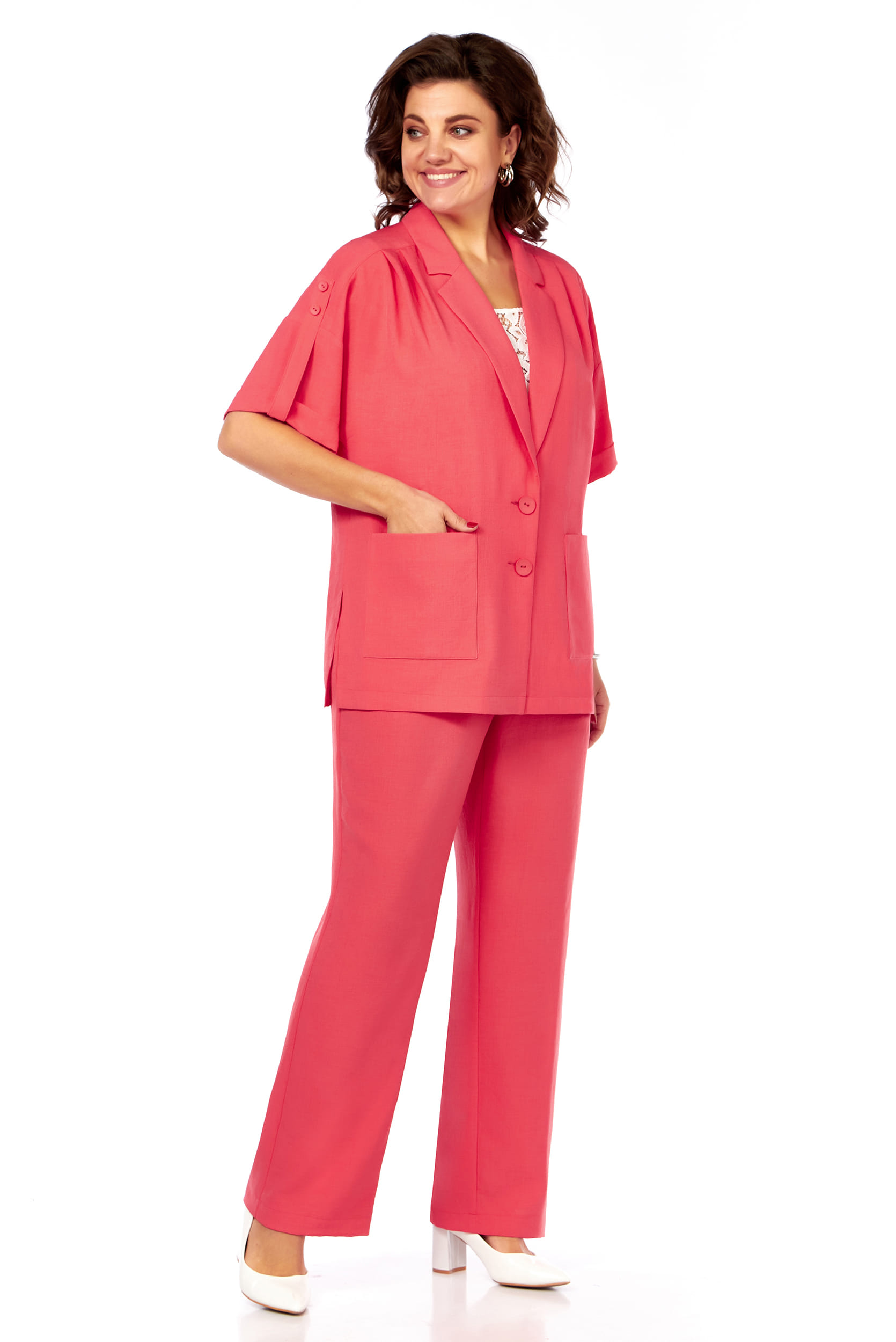 Костюм двойка LaKona 11740 коралл