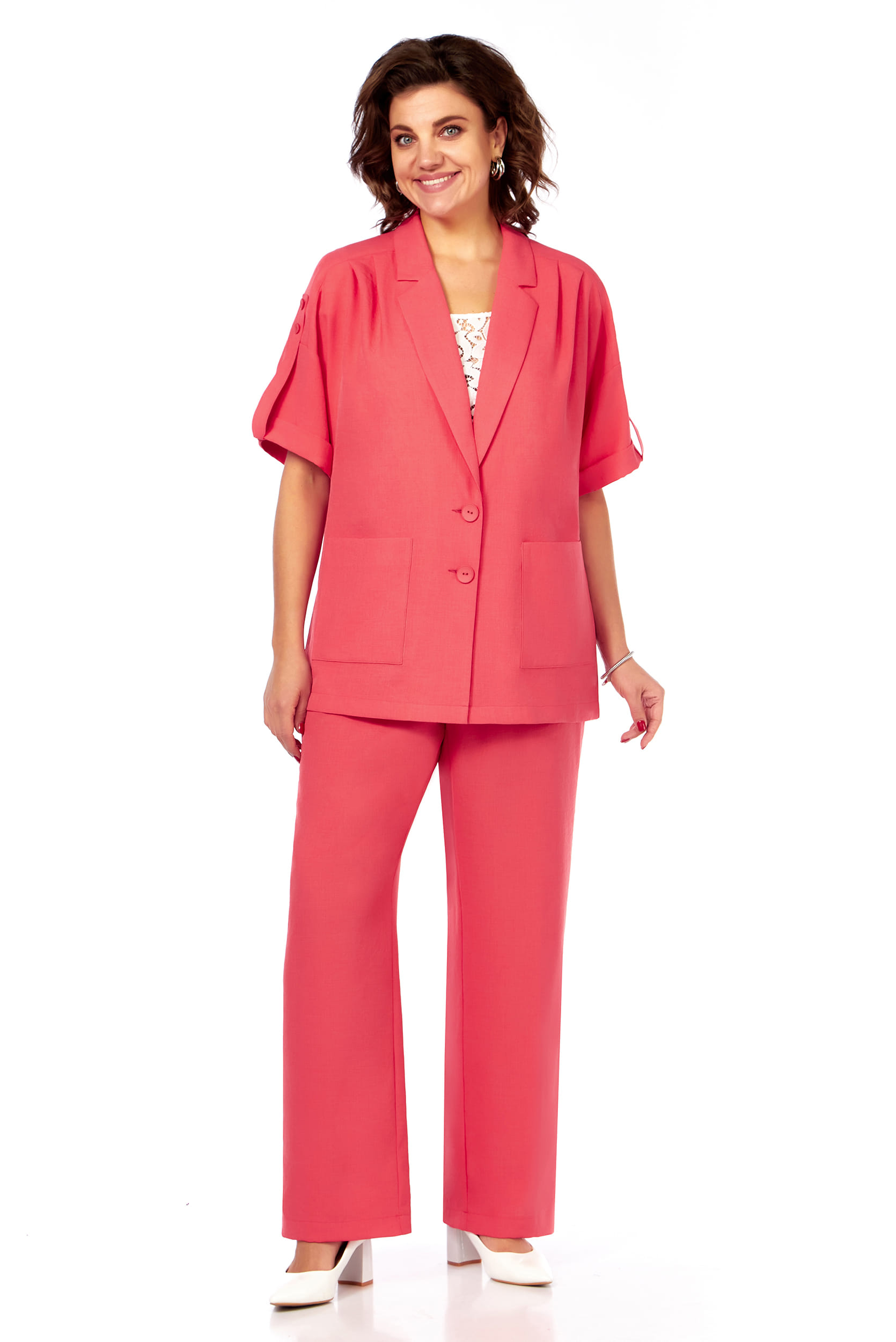 Костюм двойка LaKona 11740 коралл