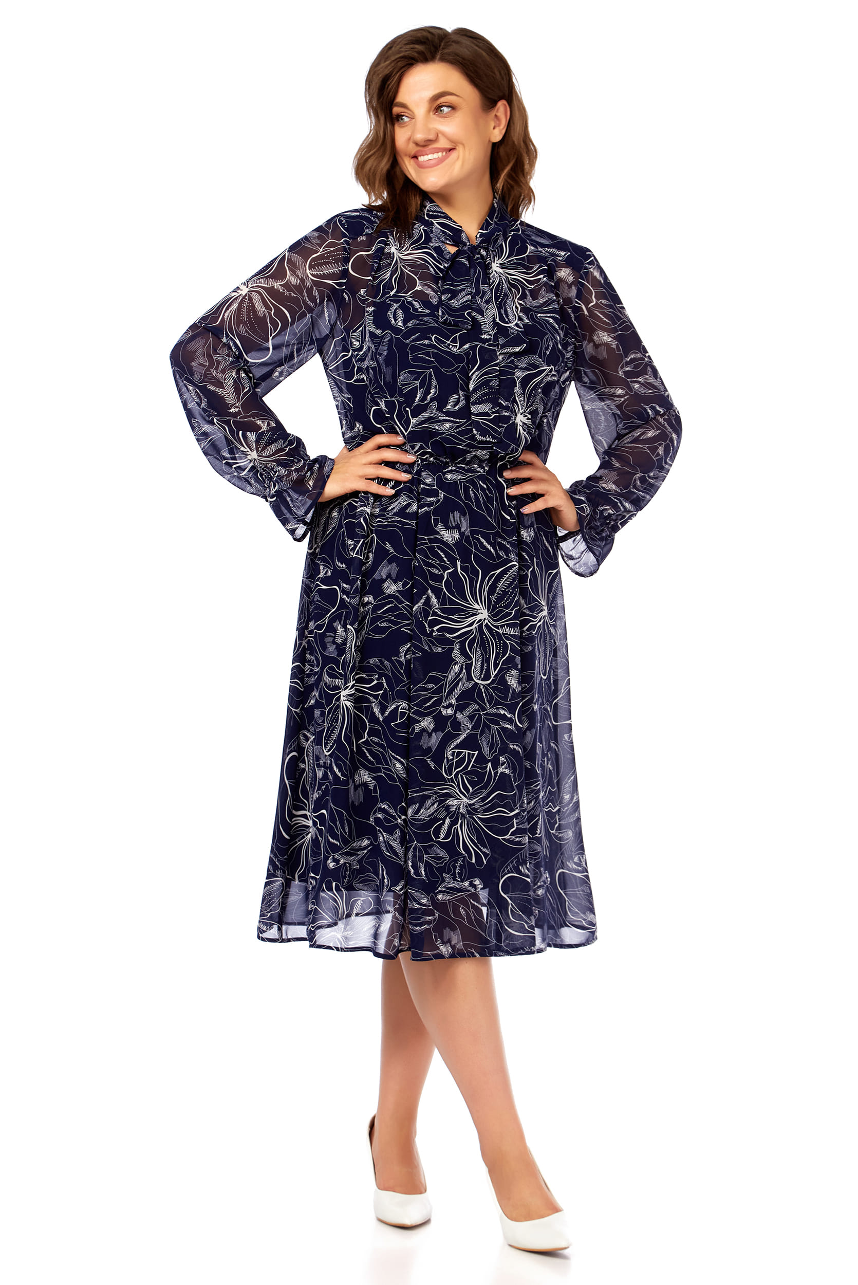 Костюм двойка LaKona 11811 молочный с синим