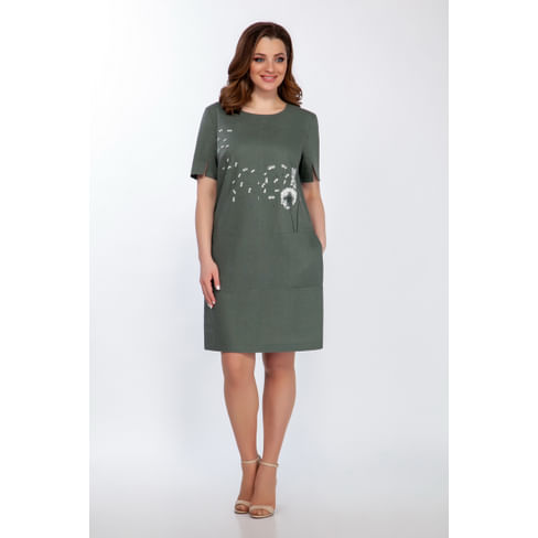 Платье LaKona 11372 Хаки