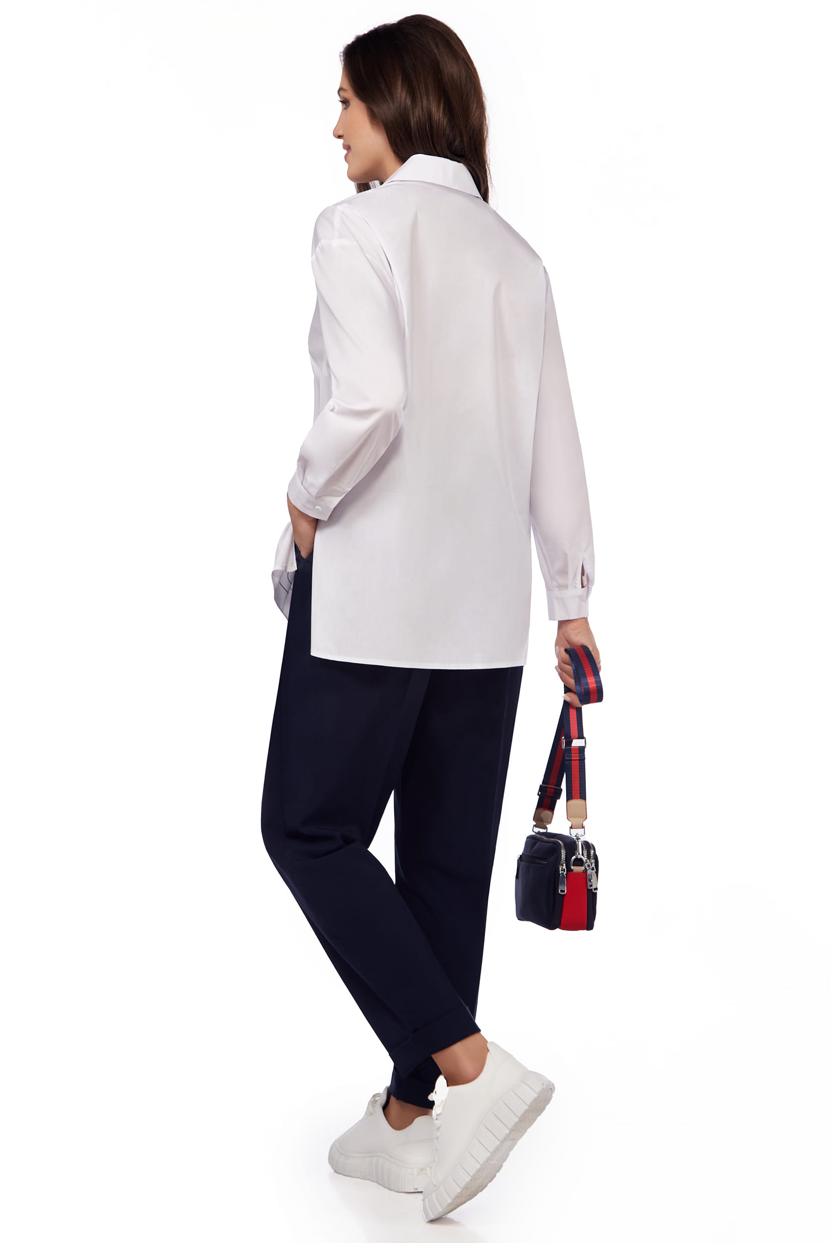 Костюм двойка LaKona 11546 Бело-Синий