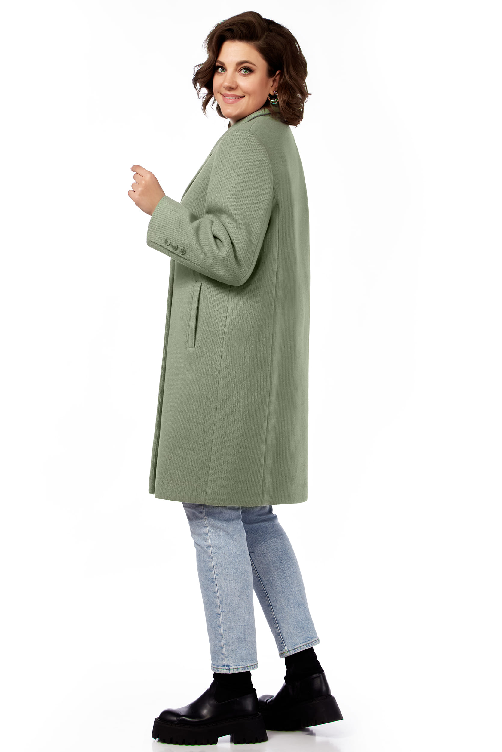 Пальто LaKona 11572 Фисташковый