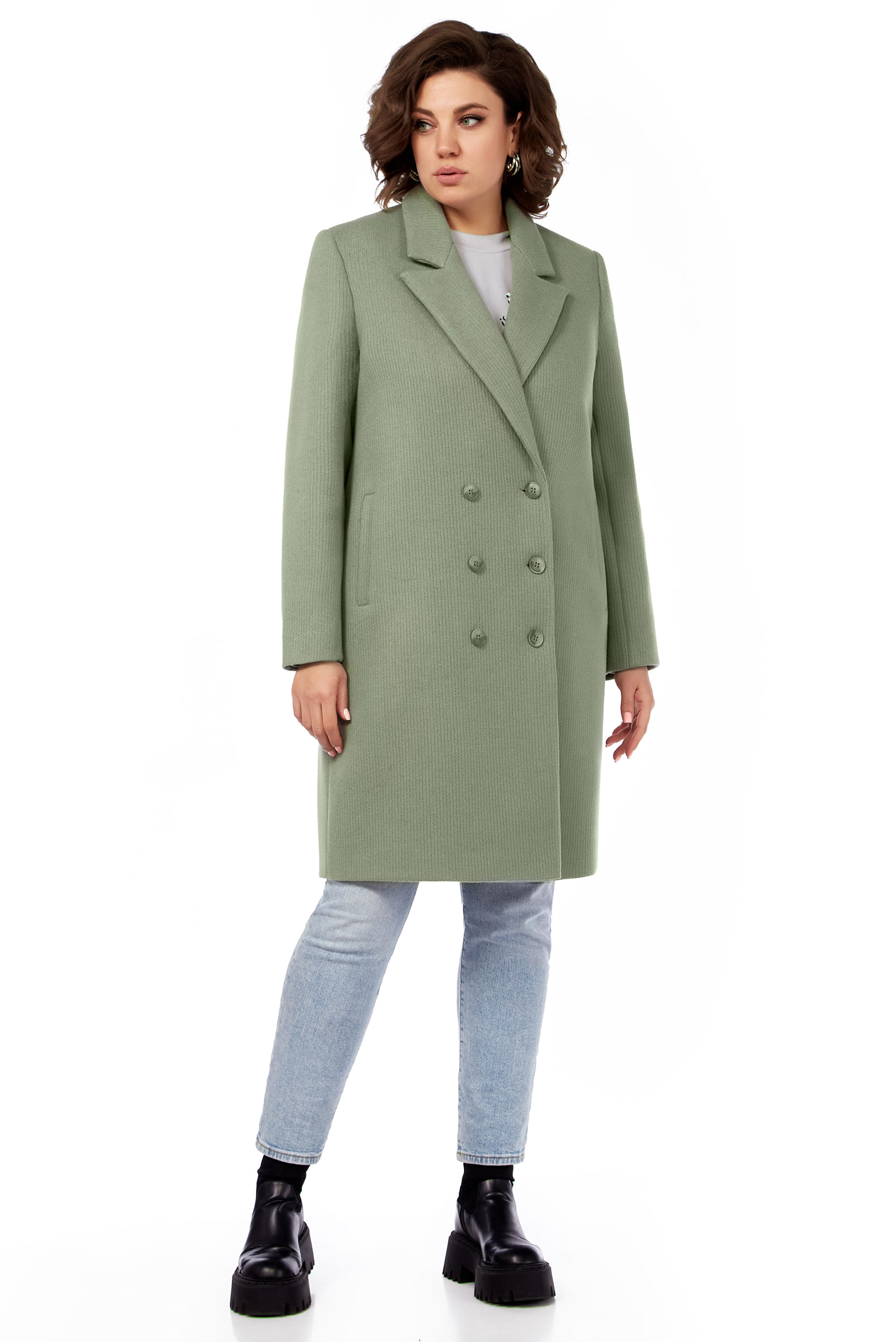 Пальто LaKona 11572 Фисташковый