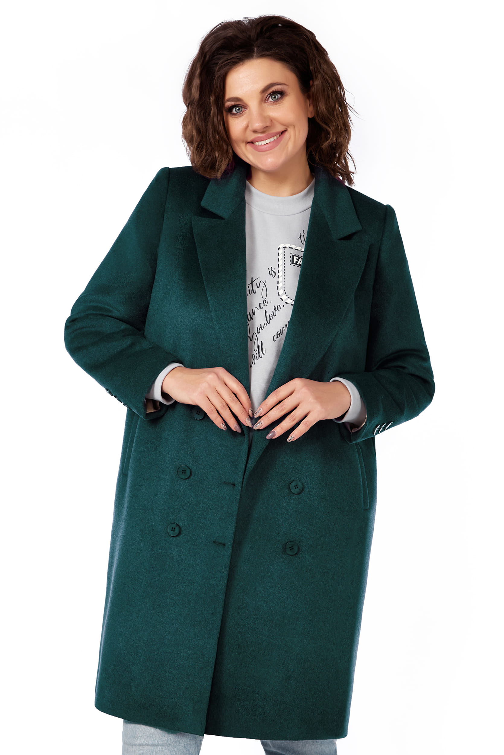 Пальто LaKona 11572 Изумруд