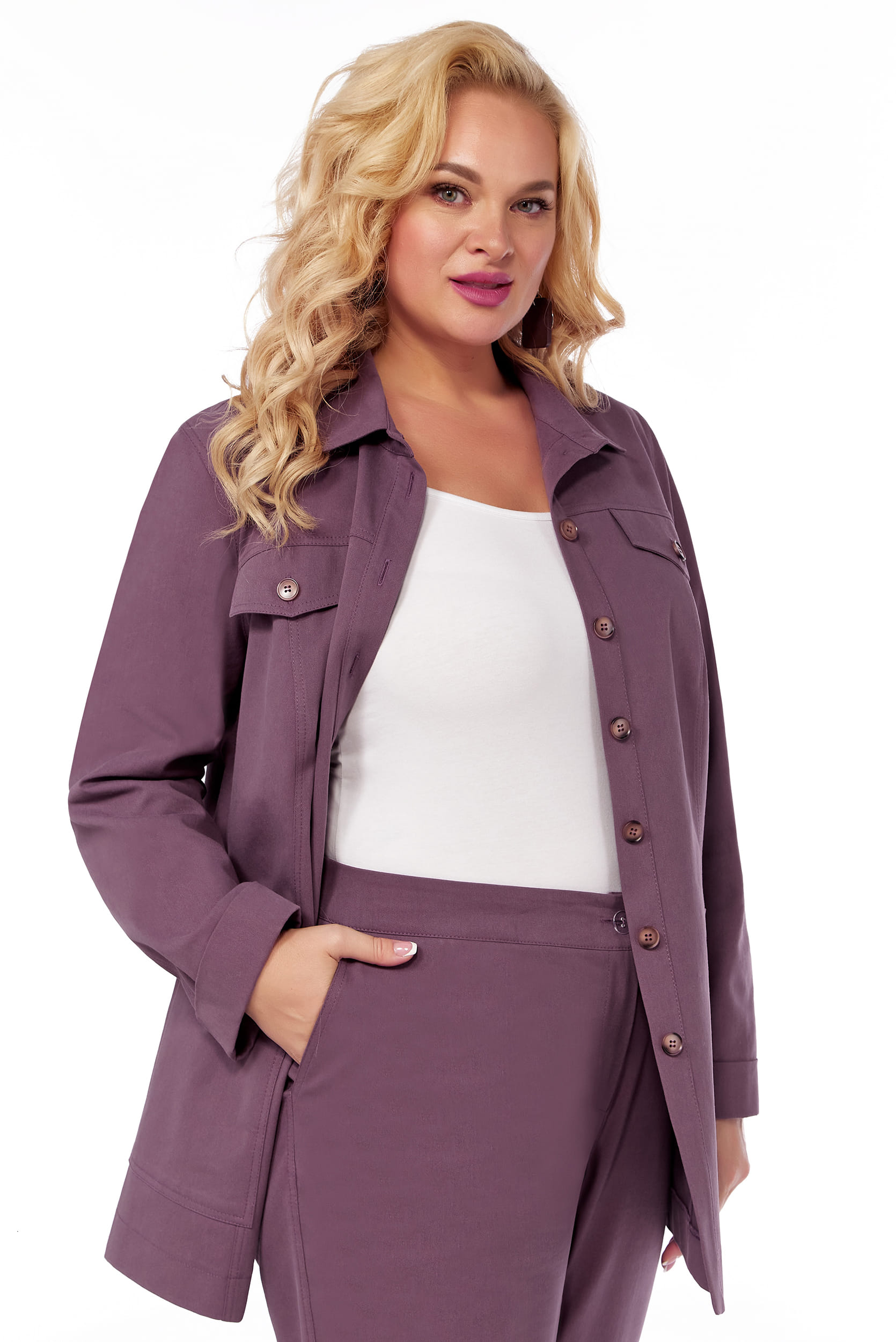 Костюм двойка LaKona 11539 Баклажан