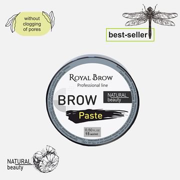 Паста для моделирования формы бровей Brow Paste Royal Brow