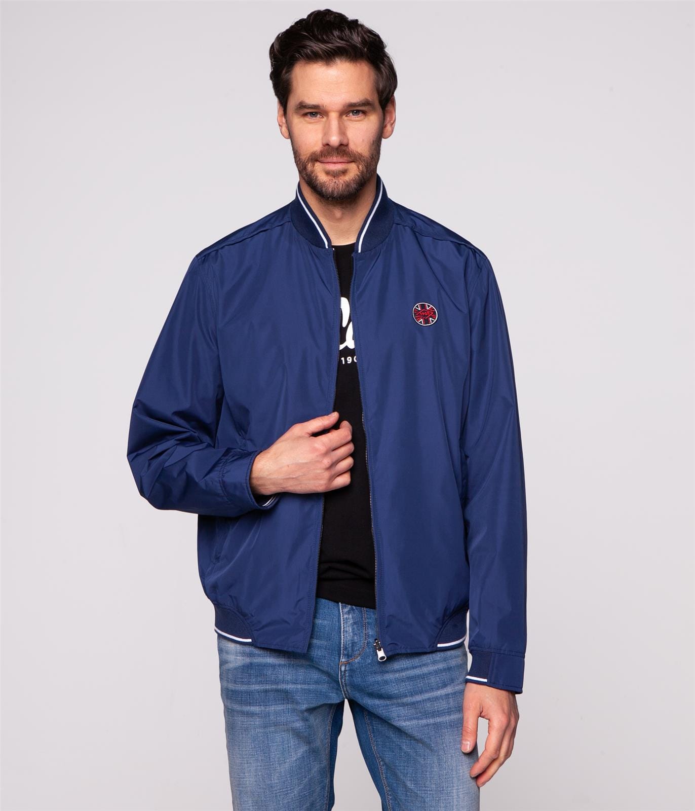 Двухсторонняя куртка-бомбер Lee Cooper VALDI 6180 NAVY BLUE