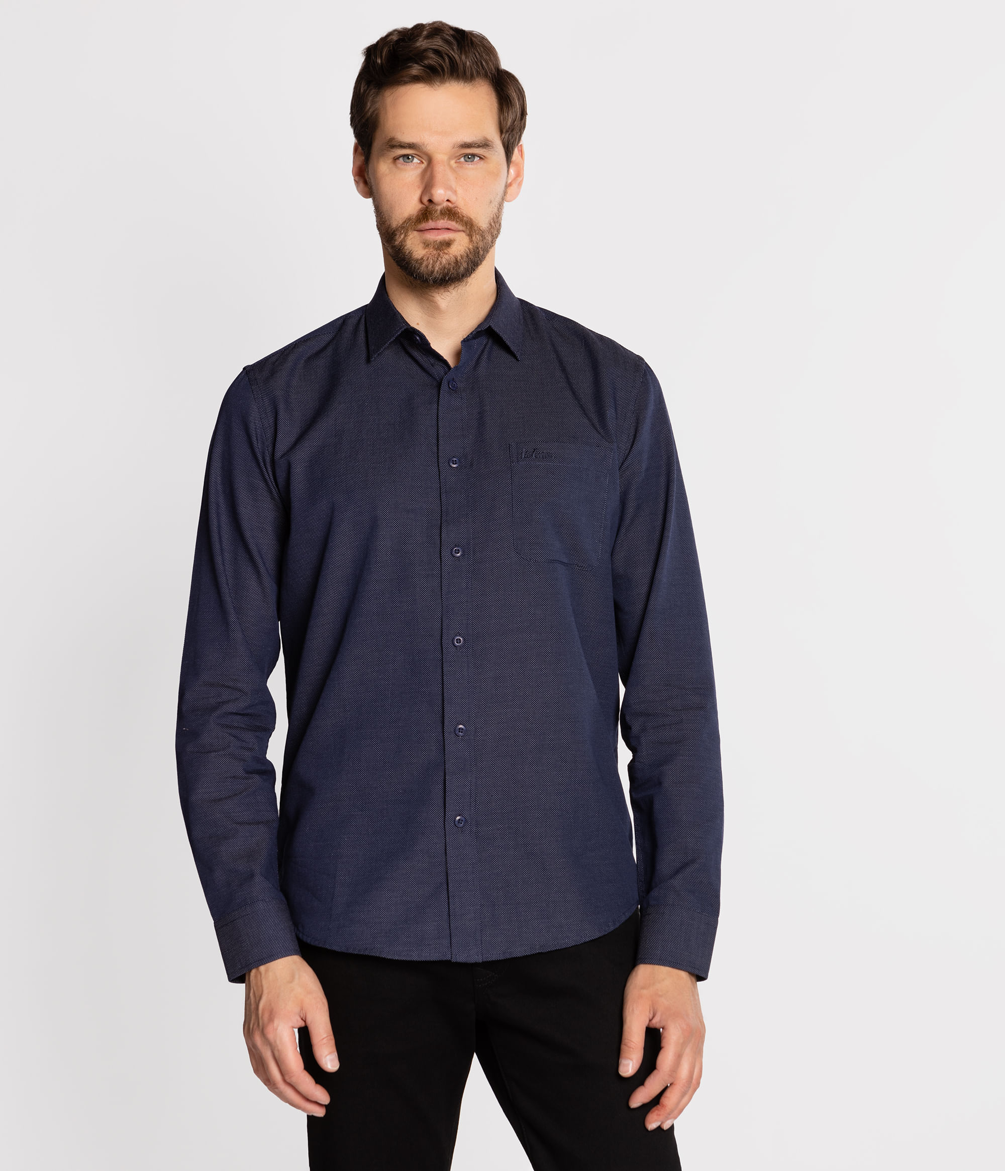 Рубашка Regular длинный рукав Lee Cooper VERRY 5050 NAVY BLAZER