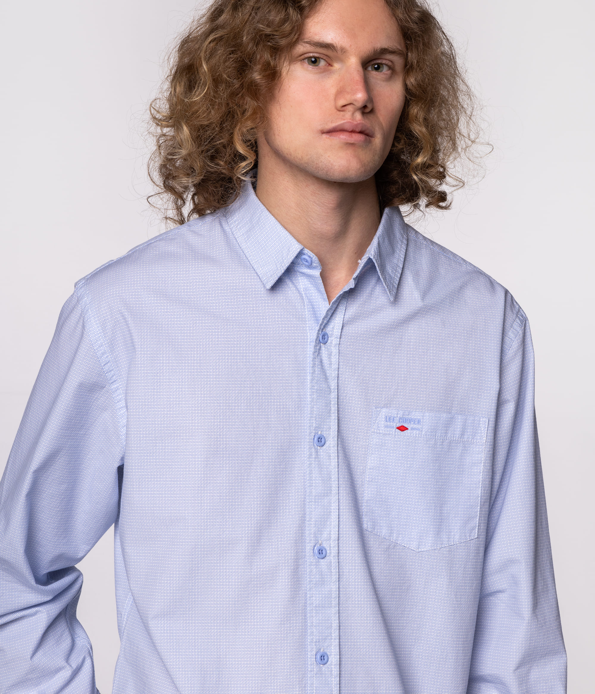 Рубашка Slim Lee Cooper WALTER 9138 BLUE