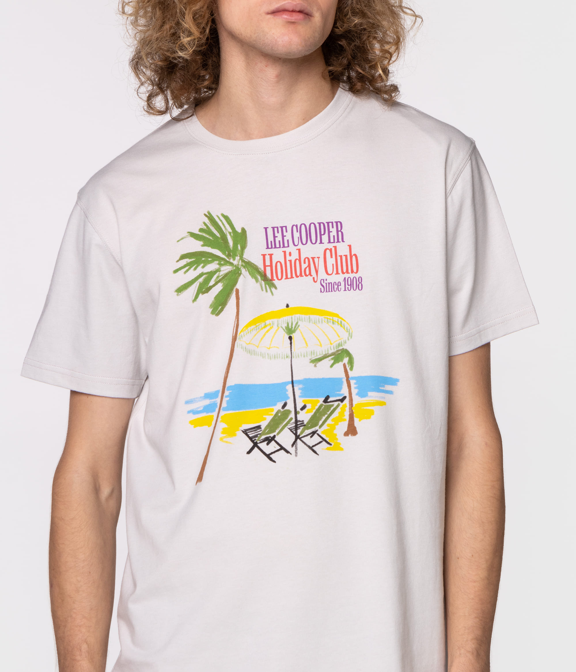 Футболка Slim Lee Cooper HOLIDAY2 1010 DOWN BLUE