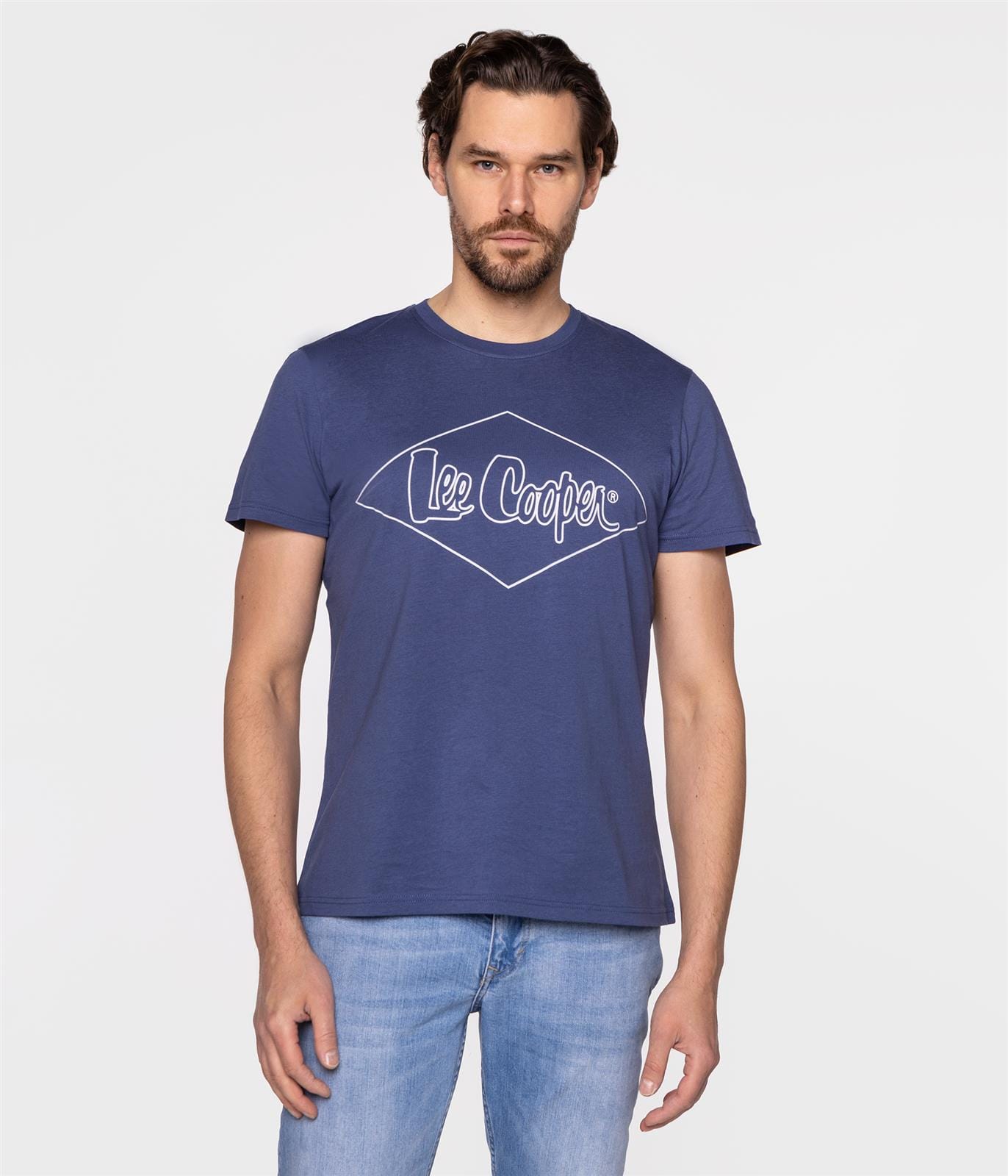 Футболка с принтом Lee Cooper HERO1 2401 BLUE INDIGO