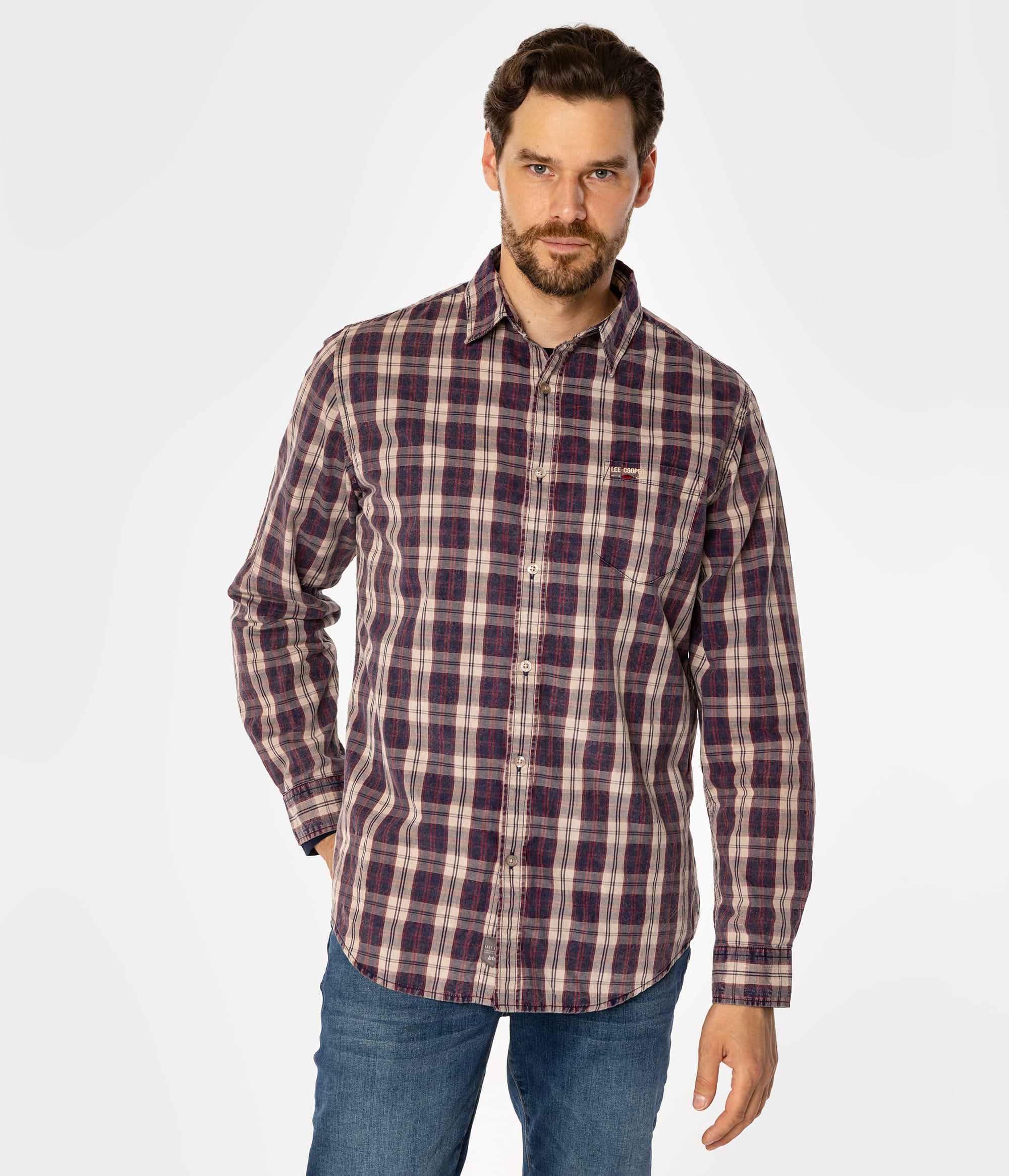 Рубашка в клетку Regular Lee Cooper WILL