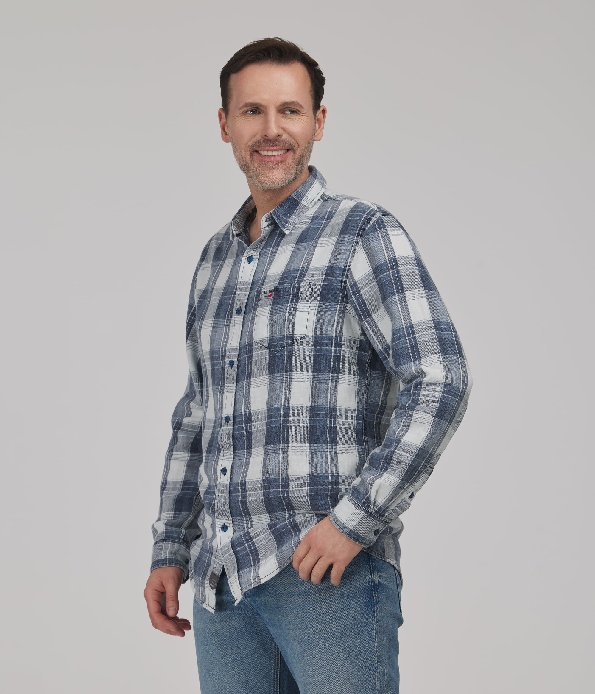 Рубашка в клетку Regular Lee Cooper WILL