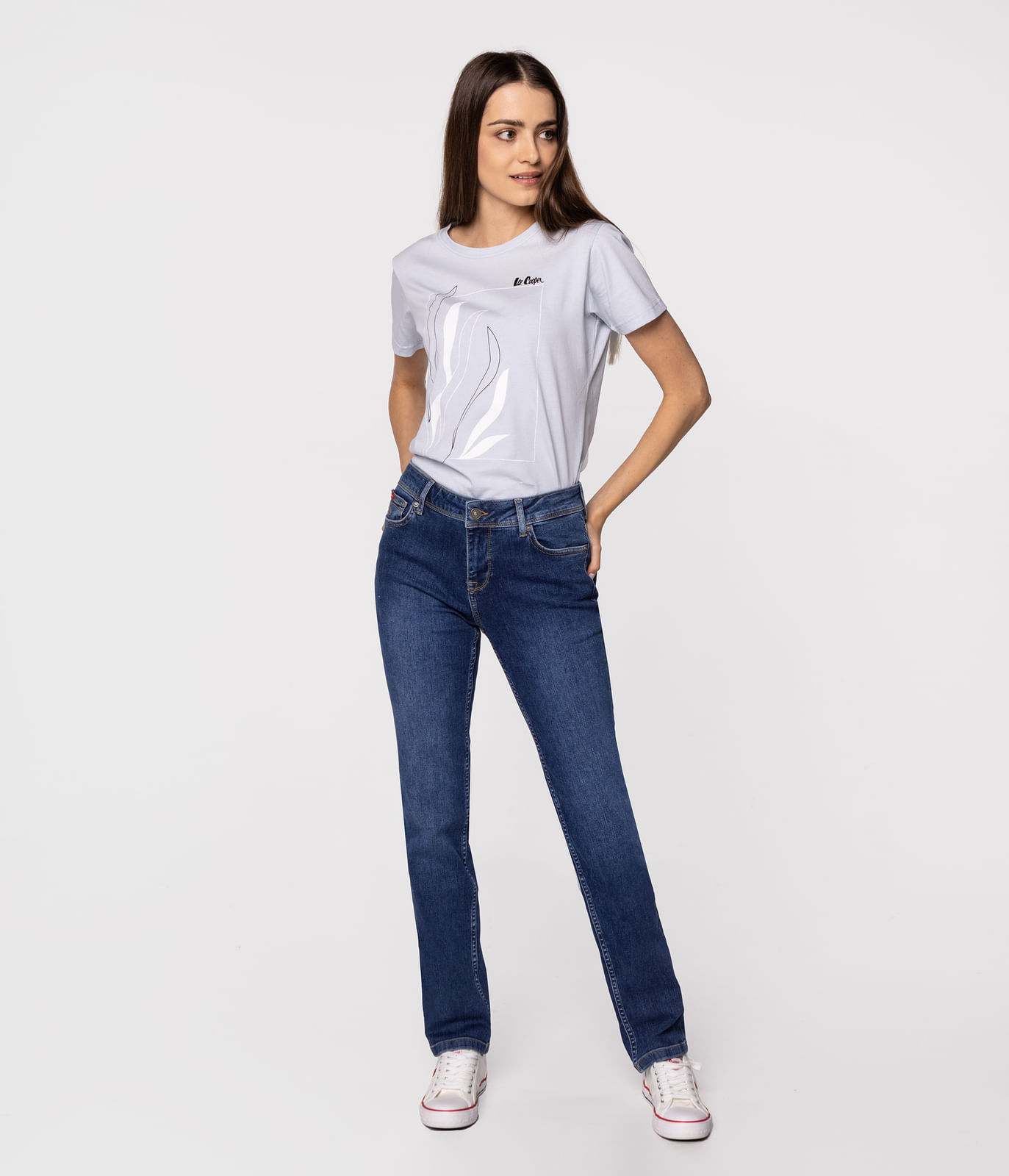 Джинсы женские Regular Lee Cooper KIM 2519 BRUSHED USED