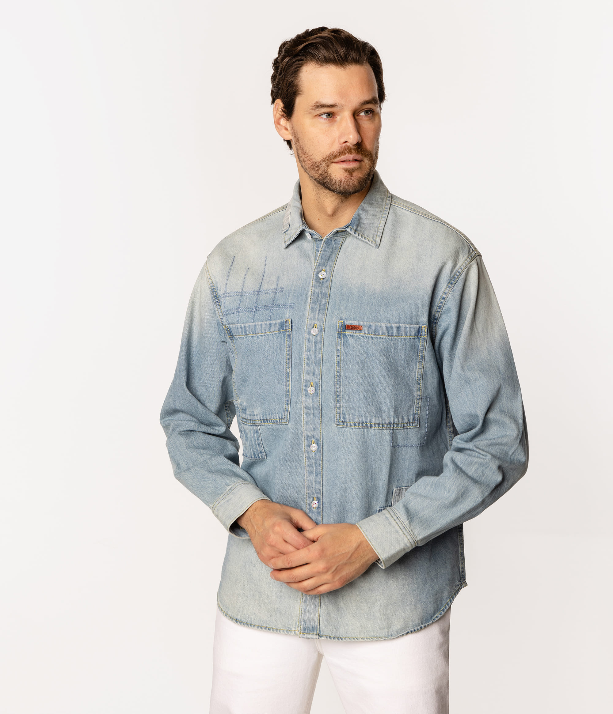 Джинсовая рубашка Lee Cooper LENO 5023 LIGHT