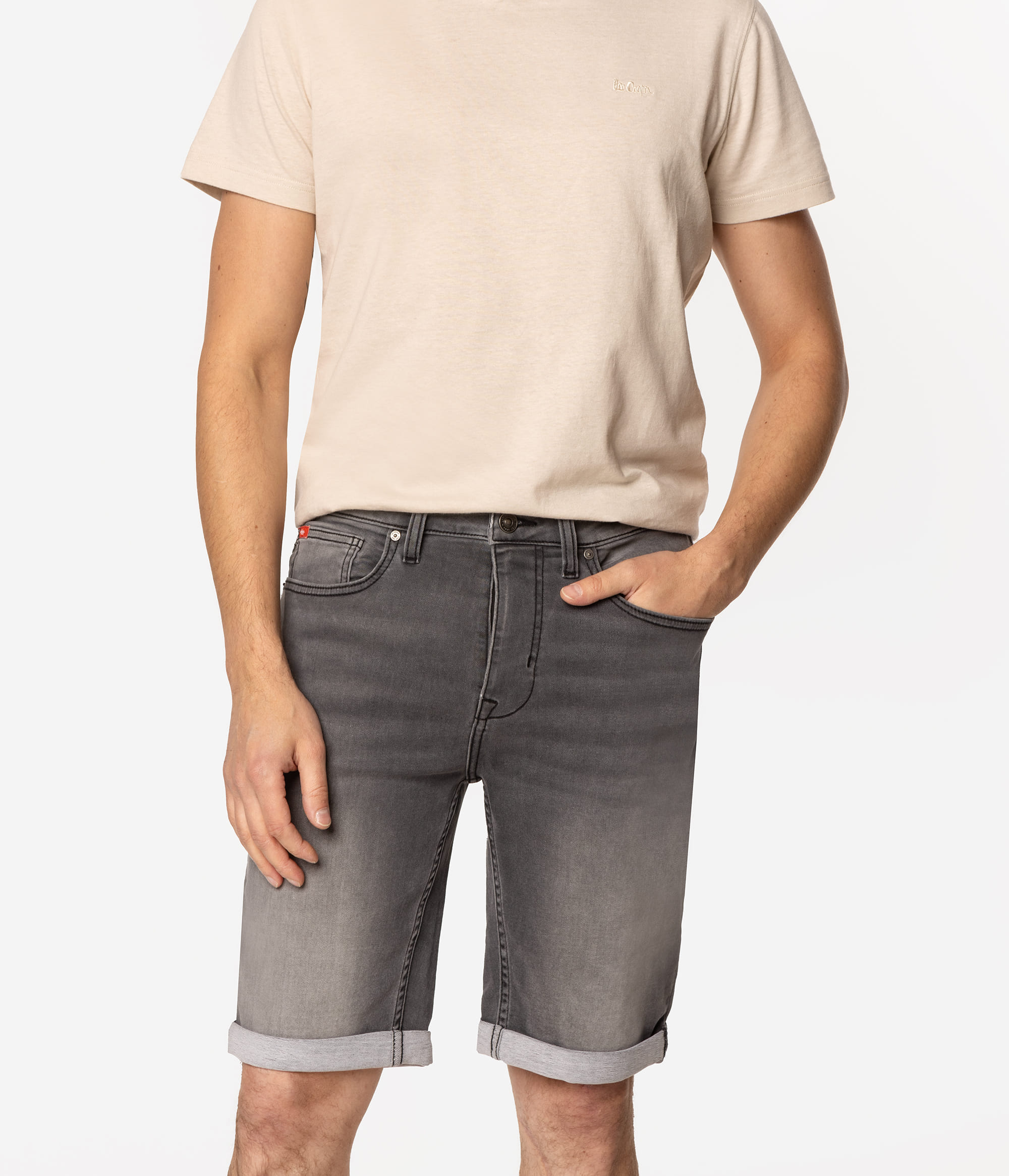 Шорты-бермуды Regular Lee Cooper JOG 5300 GREY