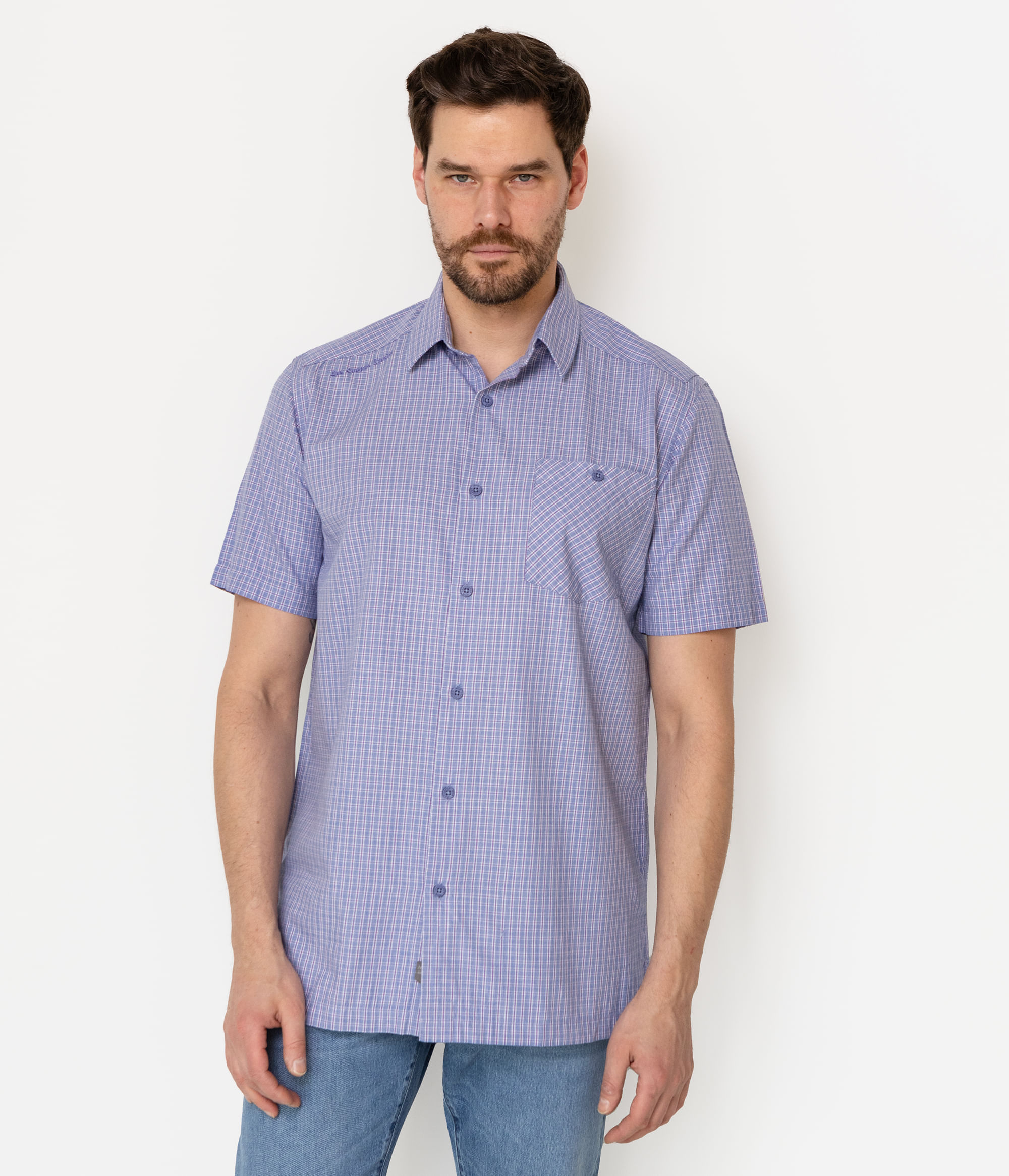 Рубашка Regular короткий рукав Lee Cooper REVIO2 KL14 SKIPPER BLUE