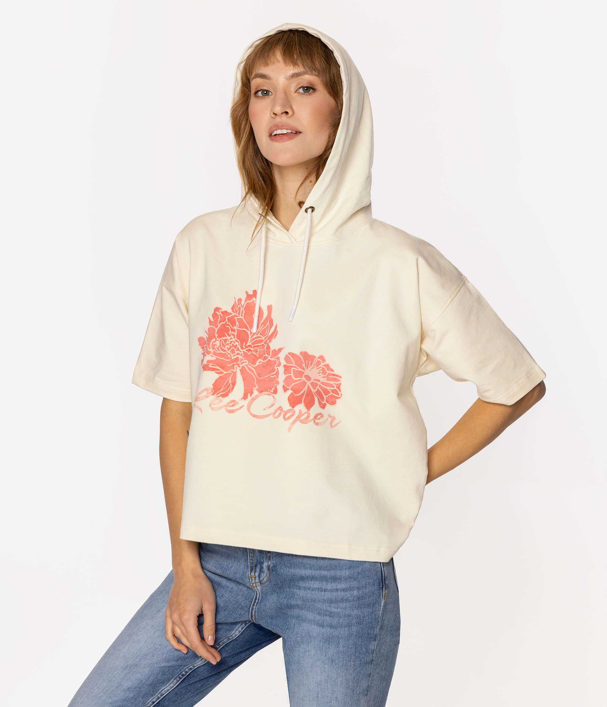 Толстовка оверсайз Lee Cooper TIA 5624 SOLITARY STAR