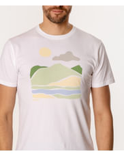 Футболка с принтом Lee Cooper LANDSCAPE 1145 WHITE Футболка с принтом Lee Cooper LANDSCAPE 1145 WHITE