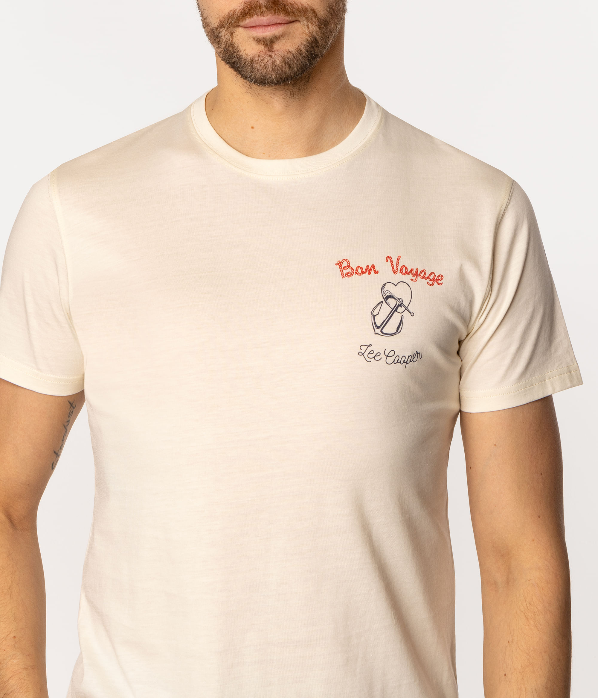 Футболка с принтом Lee Cooper BON VOYAGE 1145 SOLITARY