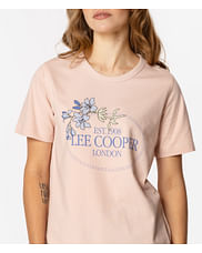 Майка с принтом Lee Cooper BLUE FLOWERS 1160 PEACH WHIP Майка с принтом Lee Cooper BLUE FLOWERS 1160 PEACH WHIP