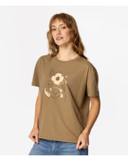 Футболка с принтом Lee Cooper FLOWERS7 1145 COVERT GREEN Футболка с принтом Lee Cooper FLOWERS7 1145 COVERT GREEN