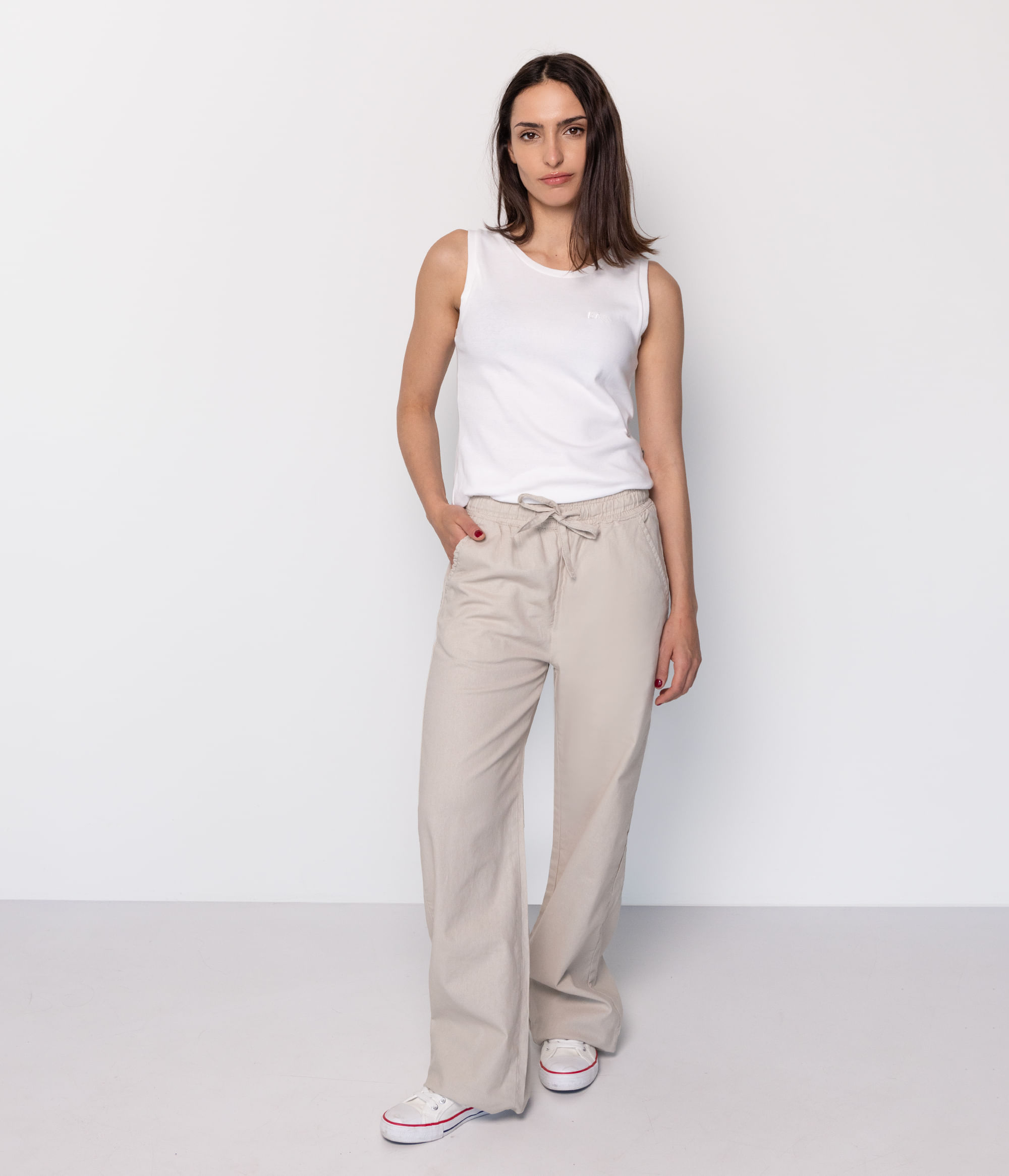 Брюки женские лён хлопок Lee Cooper LIANA 3600