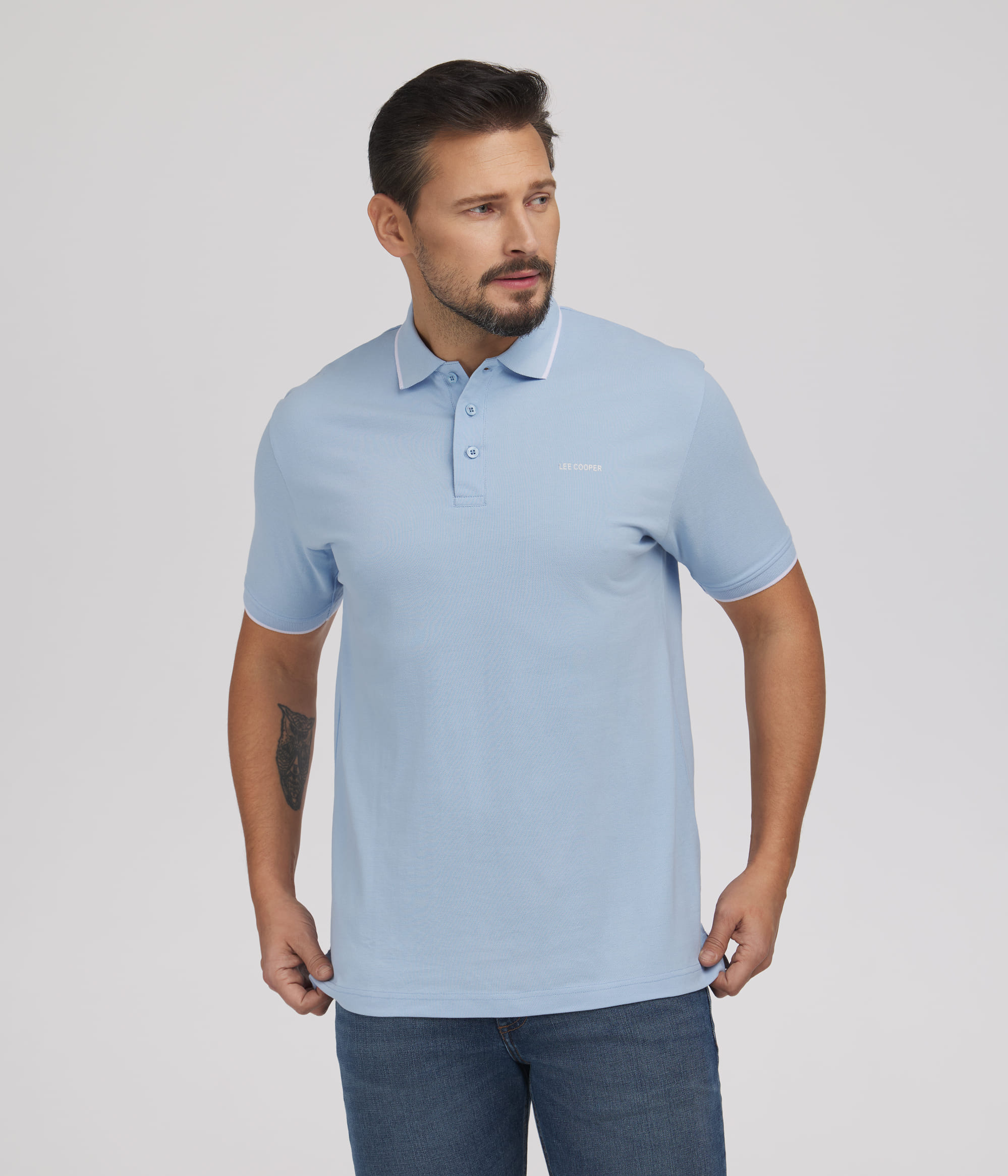 Рубашка поло Lee Cooper DRAVEN 6008 SKYWAY