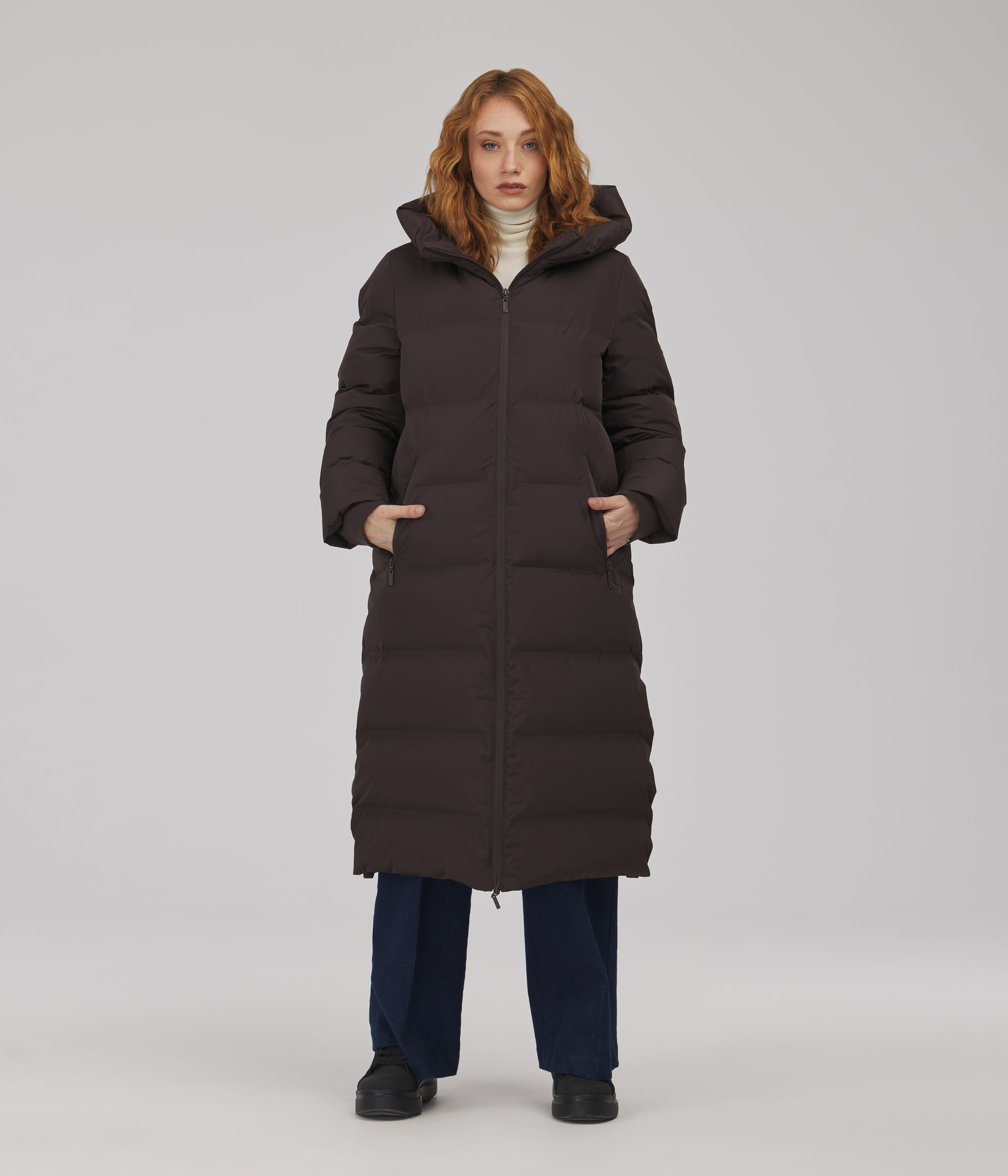 Женская пуховая куртка Lee Cooper MARGOT 3314 BLACK COFFEE