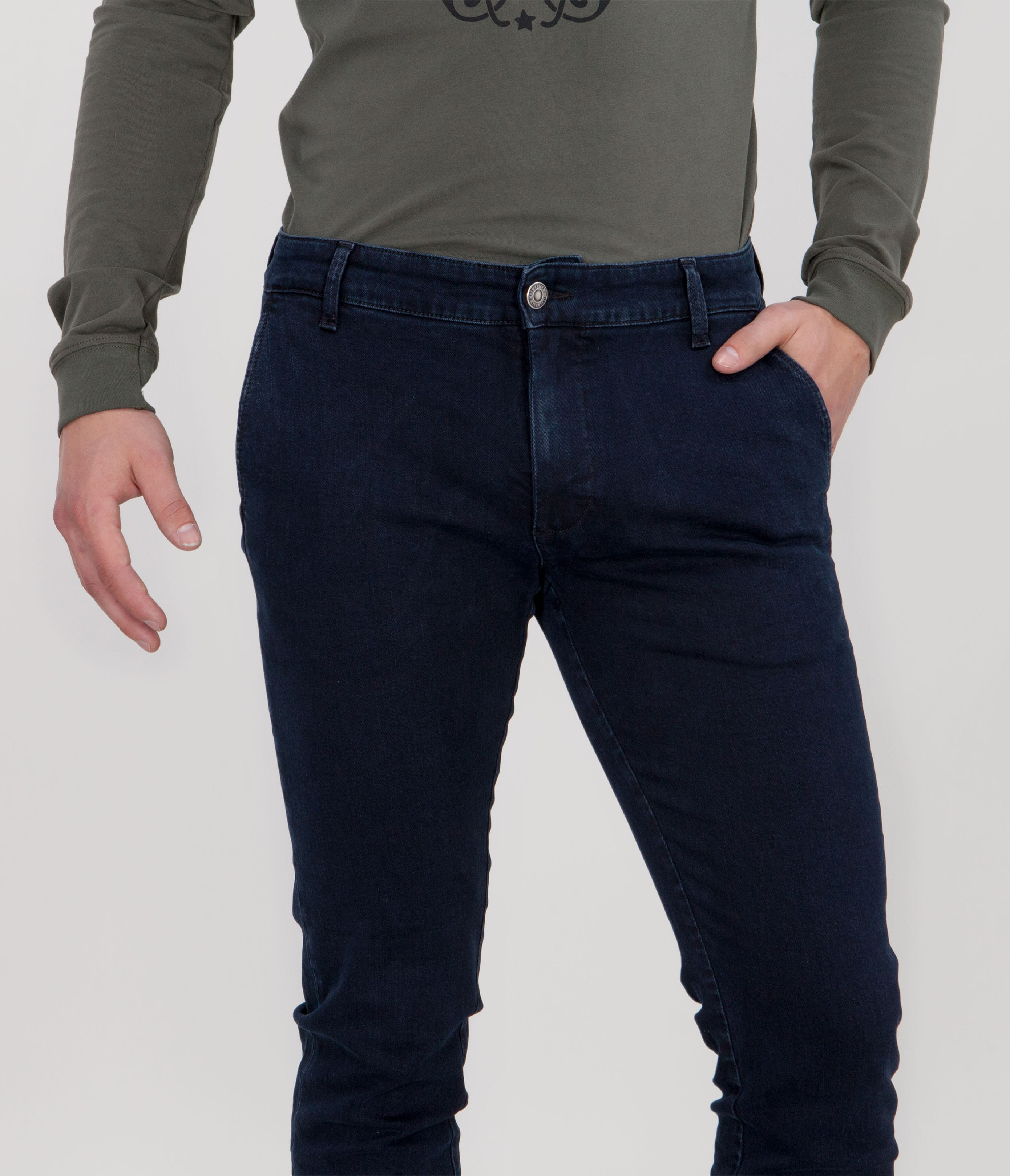 Джинсы мужские Slim Lee Cooper GENOVA 1327 BLUE BLACK 11.75OZ