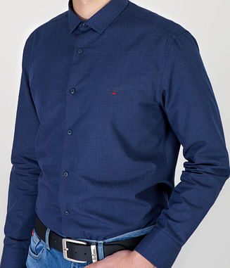 Рубашка Regular с длинным рукавом Lee Cooper TIMMY 7593 BLUE