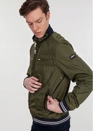 Куртка с карманами на груди Lee Cooper MERLE 1800 GREEN