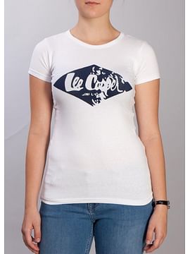 Майка с логотипом Lee Cooper LARA 1001 WHITE Майка с логотипом Lee Cooper LARA 1001 WHITE
