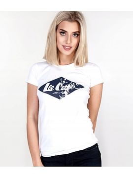 Майка с логотипом Lee Cooper LARA 1001 WHITE Майка с логотипом Lee Cooper LARA 1001 WHITE