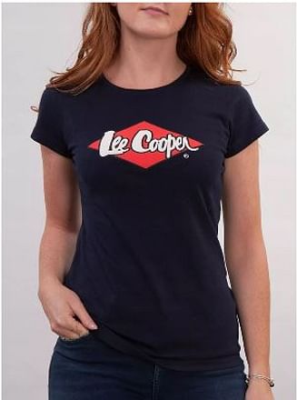 Джемпер тонкий 4ply с логотипом Lee Cooper LOGAN 1017 NAVY