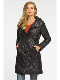 Стеганый пуховик со съемным капюшоном Lee Cooper PIKA BLACK Стеганый пуховик со съемным капюшоном Lee Cooper PIKA BLACK