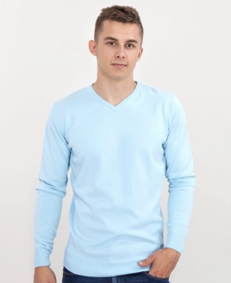 Свитер хлопковый Lee Cooper ADAM COTTON MORNING BLUE