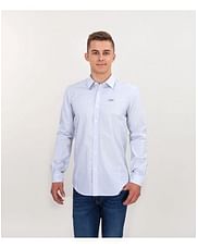 Рубашка Slim с микропринтом Lee Cooper DANIELS PM35 WHITE