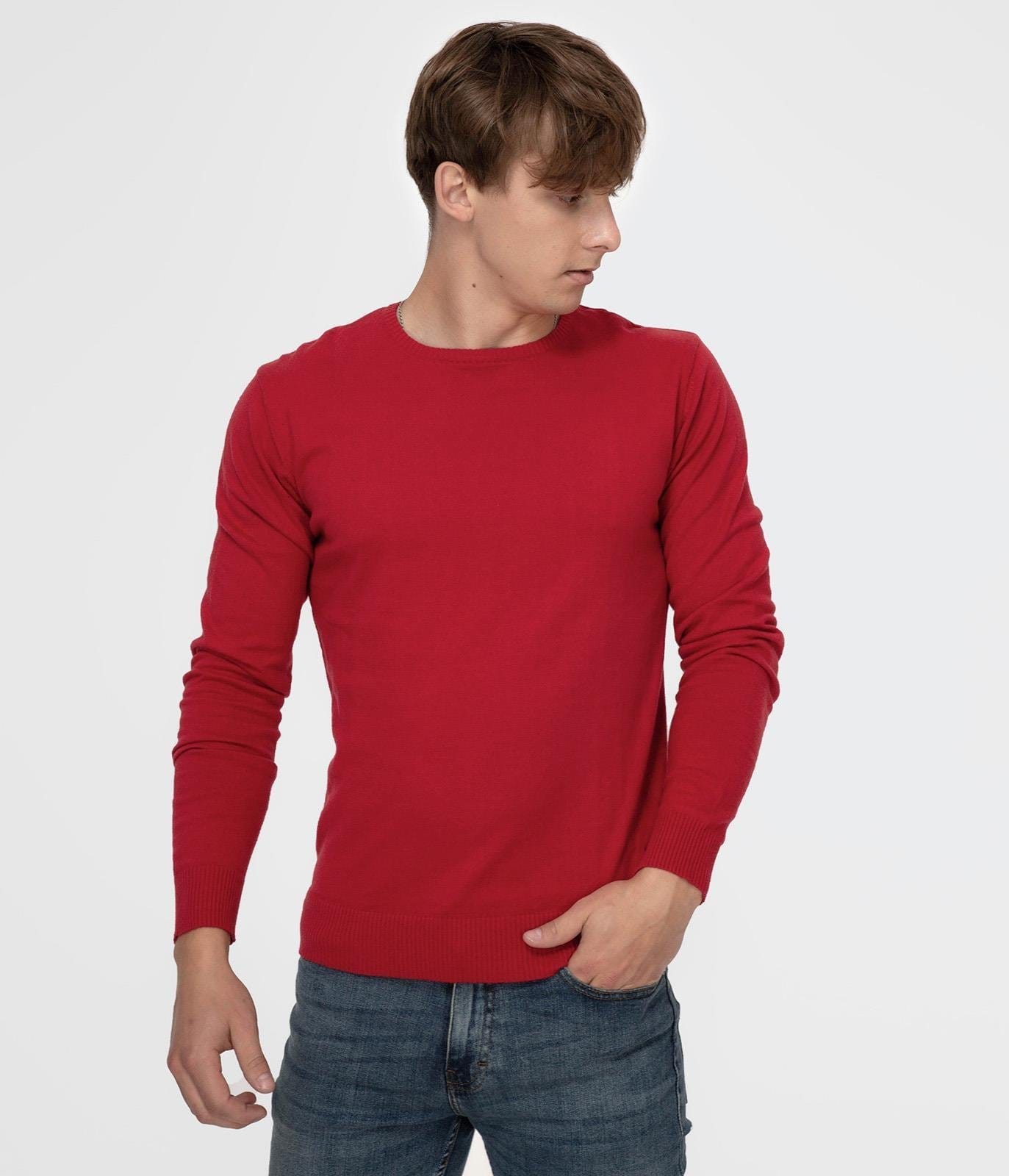 Свитер приталенный Lee Cooper ANDY COTTON RED