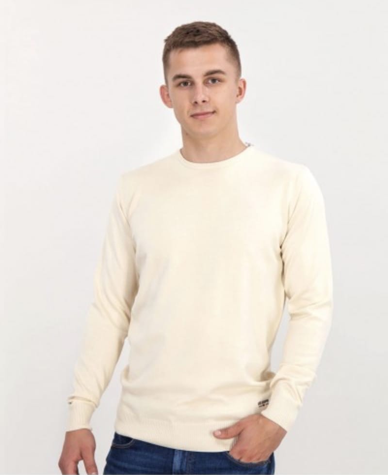 Хлопковый приталенный свитер Lee Cooper ANDY COTTON SHELL