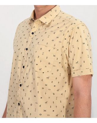 Рубашка Regular с коротким рукавом Lee Cooper LEONARD2 5000 YELLOW
