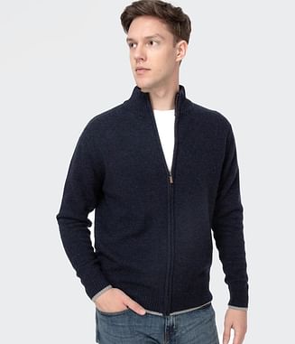 Кардиган шерстяной Lee Cooper BERN TOL NAVY/BLACK