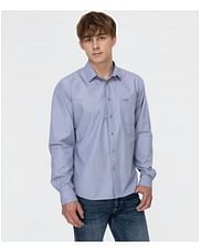 Рубашка Comfort с микропринтом Lee Cooper TENBY PM46 BLUE