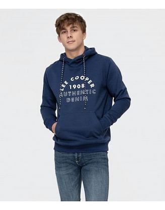 Худи с крупным логотипом Lee Cooper AMON 8915 BLUE